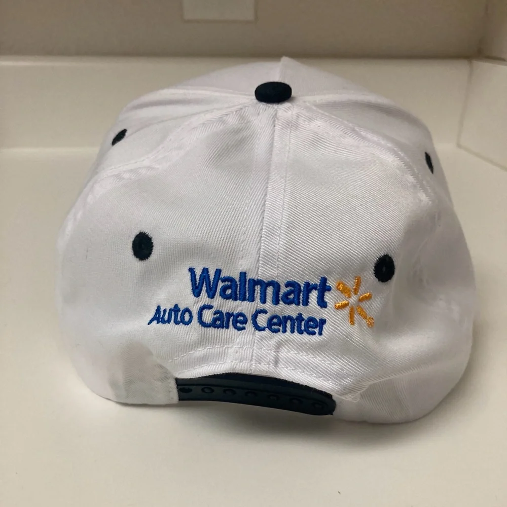 Rare Promo Mobil 1 Racing Walmart Auto Center SnapBack Cap Hat White